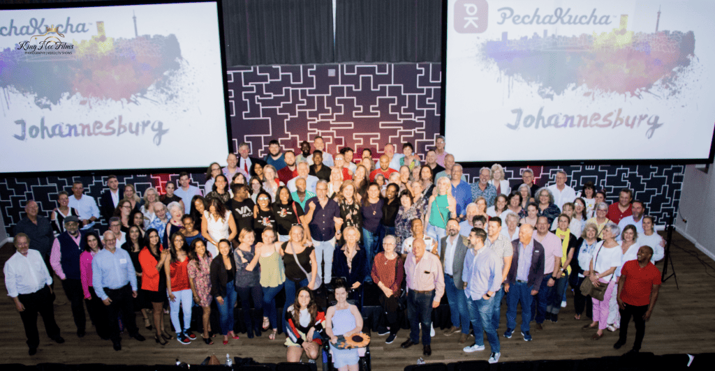 PechaKucha Johannesburg. More than 150 people attended the public speaking event on 9 November 2024.